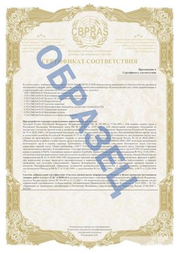 Образец Приложение к СТО 01.064.00220722.2-2020 Новоаннинский Сертификат СТО 01.064.00220722.2-2020 